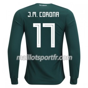 Maillot de Foot Mexique J.M.Corona 17 Domicile Coupe du monde 2018 ML